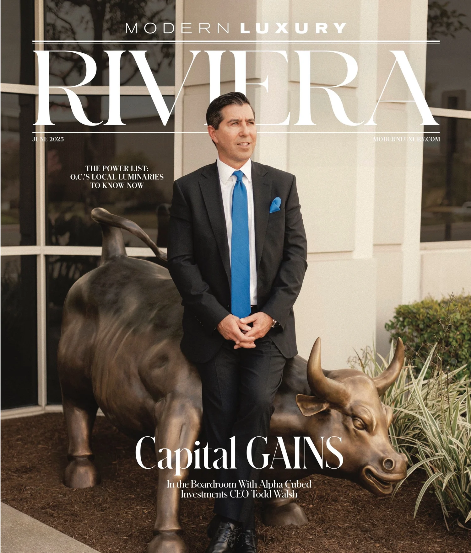 Modern Luxury Riviera Orange County June 2025 cover — The Power List